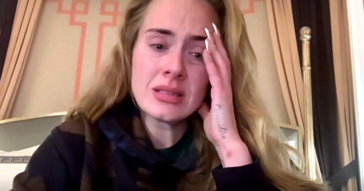 Adele anunció a través de su cuenta de Instagram: "Hola. Escuchen, lo siento mucho pero mi show no está listo".