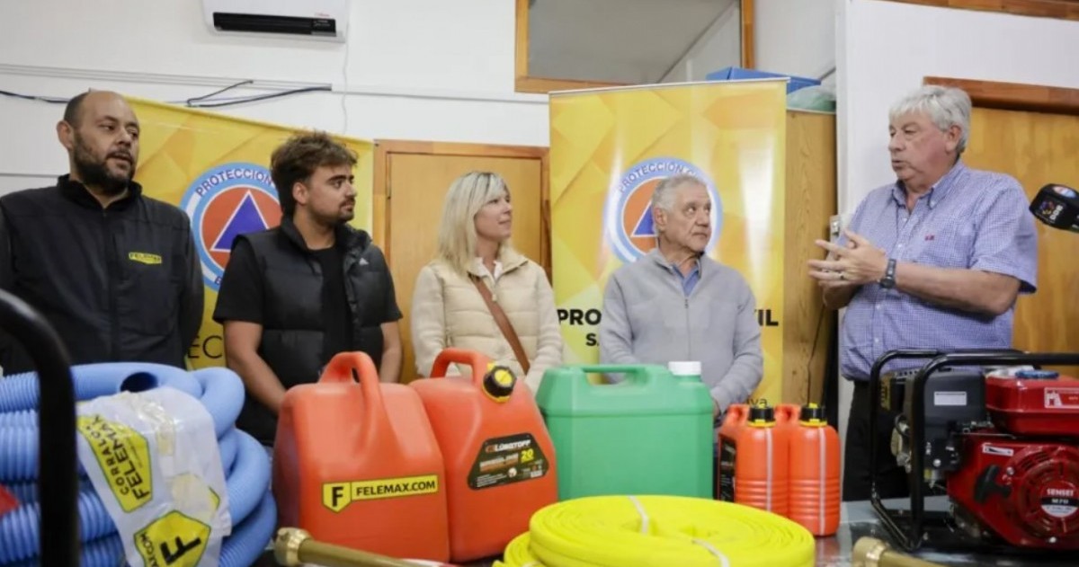 Los nuevos recursos fueron adquiridos con fondos recaudados en un evento solidario y ya están destinados a Protección Ciudadana.