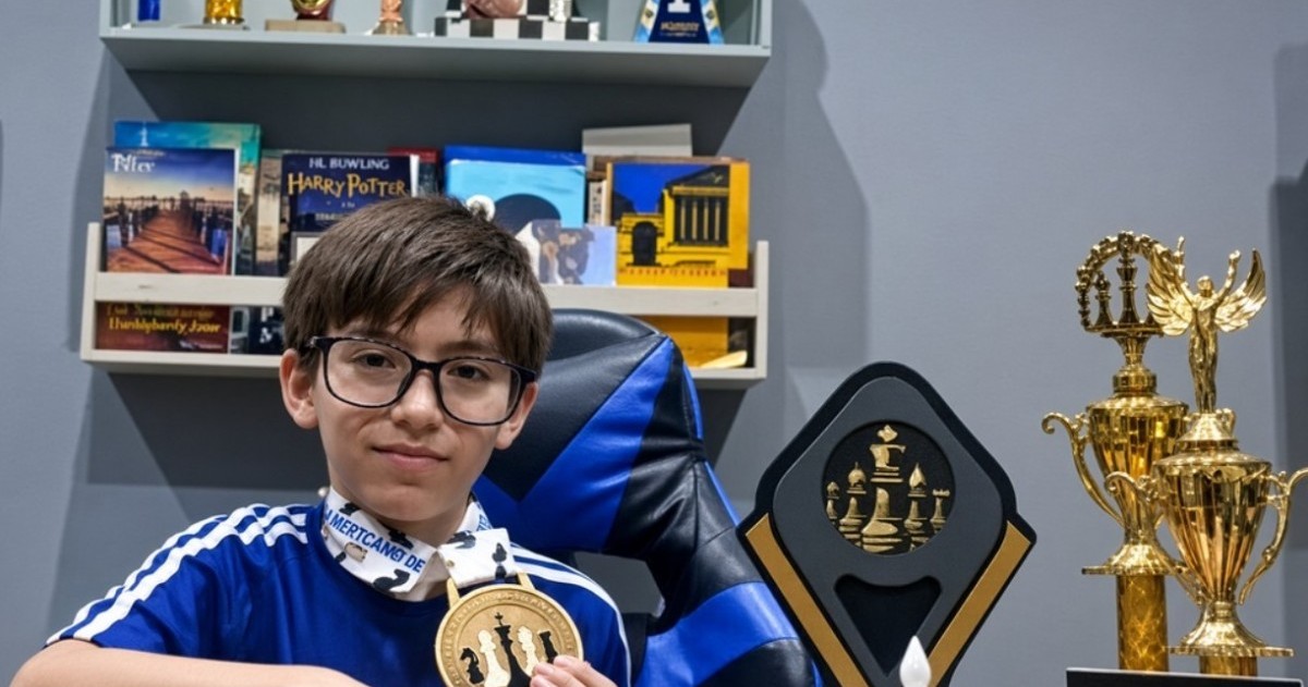 Lucio Rodríguez Terraza, ajedrecista de Tafí Viejo, campeón invicto Sub-12 de la XII Copa Latinoamericana de Ajedrez Infantil.
