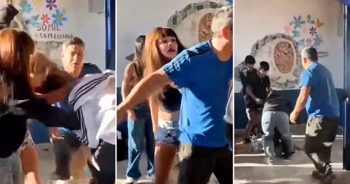 El hecho ocurrió en la EPET número 19 de Plottier, donde dos adolescentes se enfrentaron a golpes y una mujer también participó de la agresión.