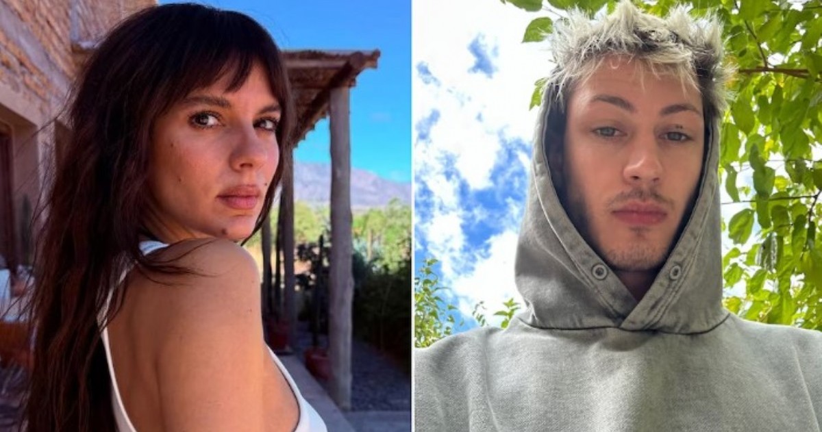 La actriz publicó dos collages de alto voltaje junto al rapero, en medio del lanzamiento de “TILF”, su nuevo proyecto audiovisual en conjunto.