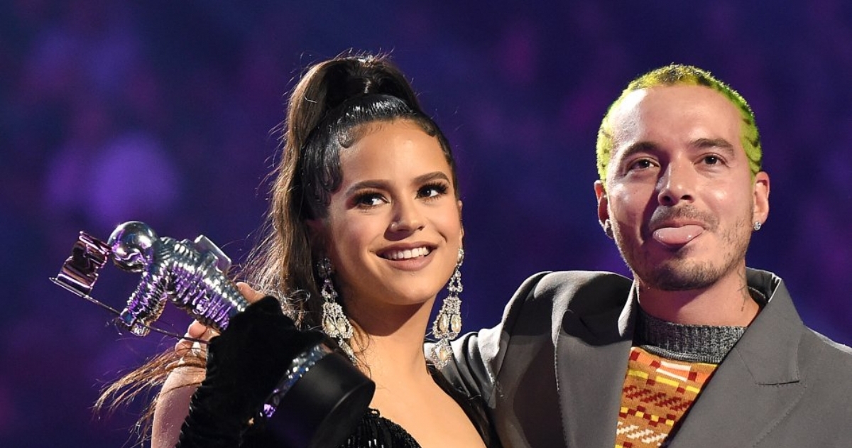 Rosalía y J Balvin reciben su Premio al Mejor Video Latino de los MTV Music Awards 2019. (Fuente: El Pais)