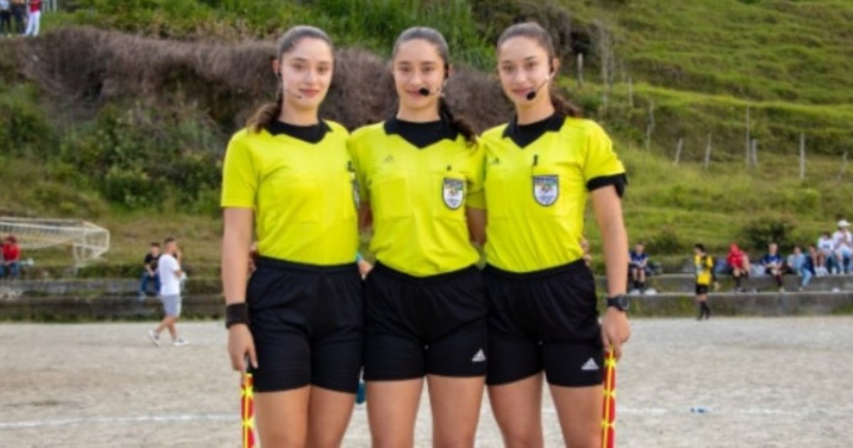 Camila, Isabel y Manuela nacieron en Colombia, comparten el mismo ADN y también la misma pasión: el arbitraje.
