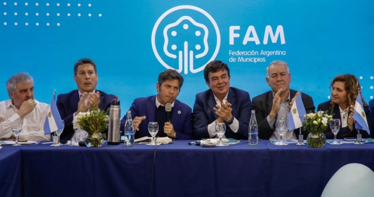 El intendente de La Matanza participó junto a Axel Kicillof y jefes comunales de todo el país en un encuentro de la Federación Argentina de Municipios.