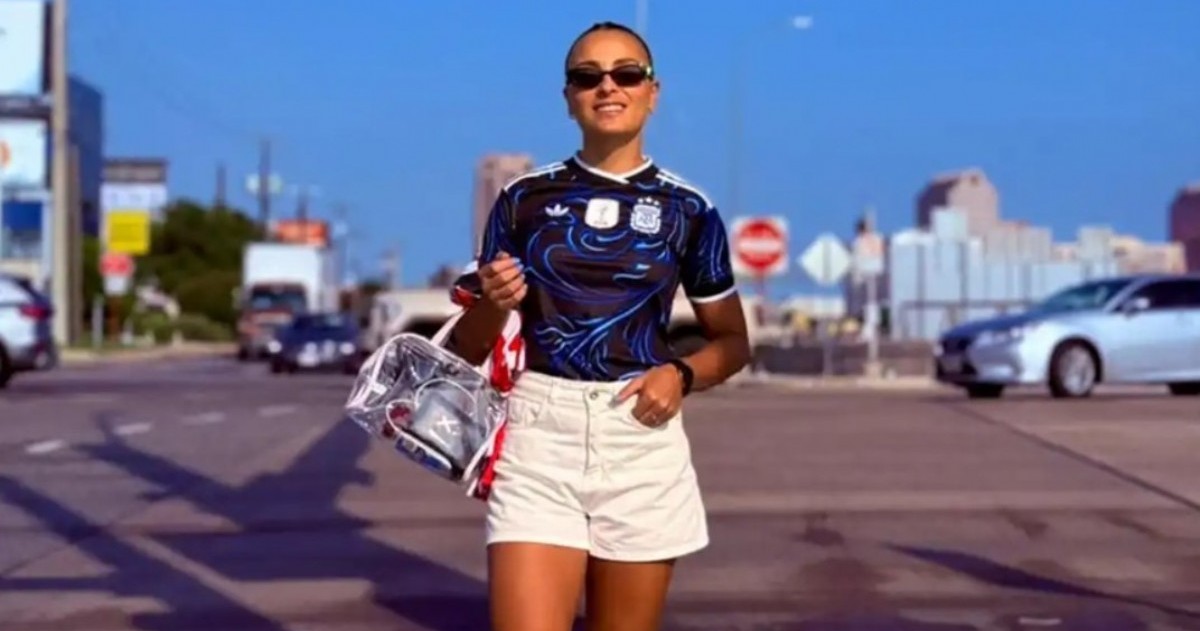 Luciana Boltes Cipri viajó desde Tucumán hasta Estados Unidos para seguir a la Selección argentina, pero no logró ingresar al estadio donde jugó el equipo de Lionel Messi.