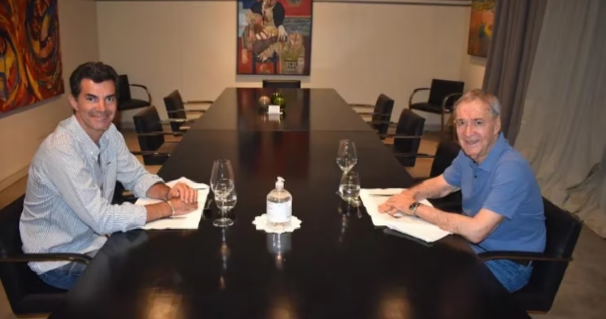 Juan Manuel Urtubey Juan Schiaretti compartieron un almuerzo en Córdoba.