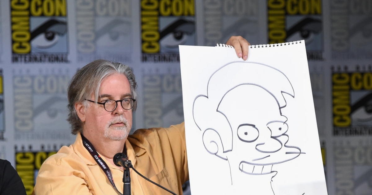 Matt Groening, creador de la serie, en la Comic-Con.