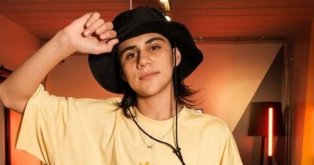 Valentino Merlo, cantante rosarino de 17 años y ganador del Martín Fierro de la Música como artista revelación.