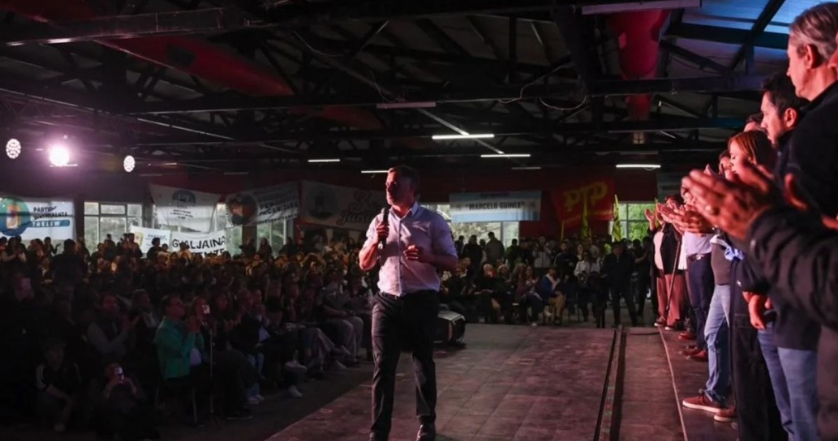 Federico Achával, intendente de Pilar, durante el encuentro del Peronismo Federal en Comodoro Rivadavia.