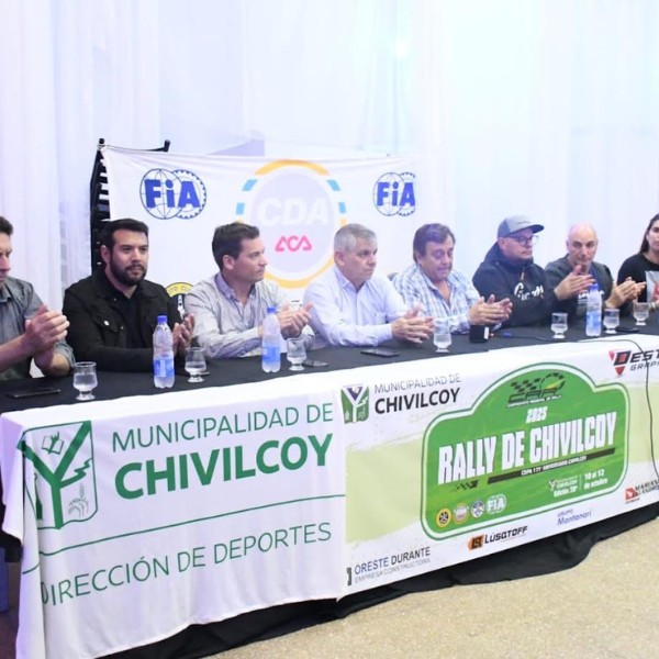 Presentaron la 38° edición del Rally de Chivilcoy con gran expectativa regional