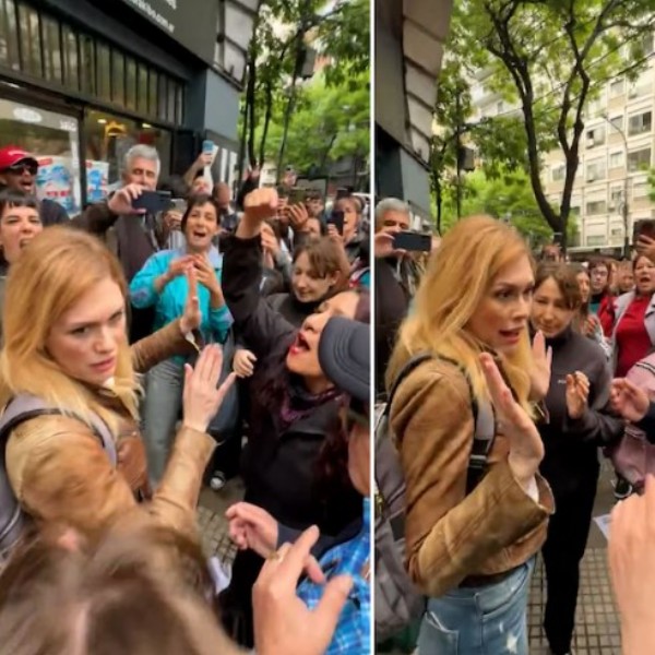 Lilia Lemoine fue increpada a la salida del Congreso y denunció que manifestantes le tiraron piedras, huevos y escupitajos