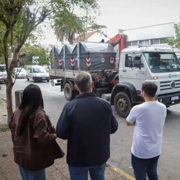 El Municipio de Quilmes instaló 35 contenedores en el centro y avanza con el plan para cubrir todo el distrito