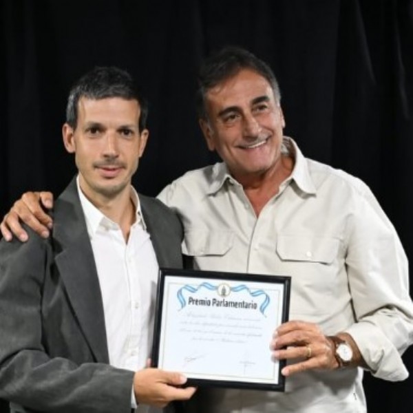Rubén Eslaiman recibió el Premio Parlamentario 2026 como uno de los diputados más activos de la Legislatura bonaerense