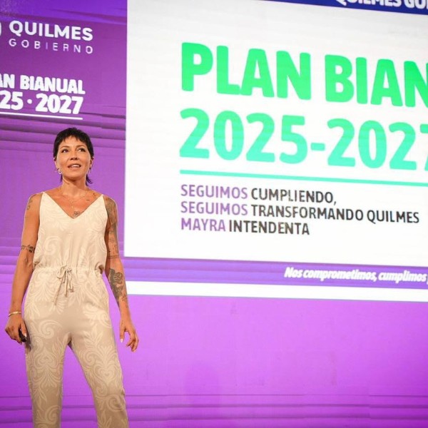 Mayra Mendoza presentó el Plan Bianual de Gestión 2025-2027