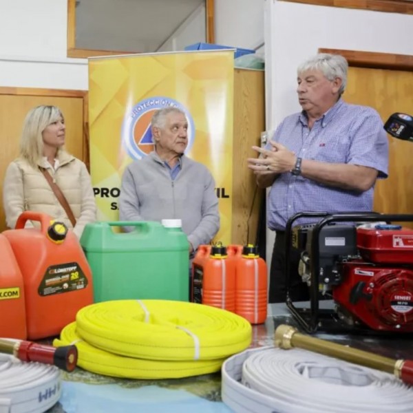 Bariloche sumó equipamiento clave para reforzar la respuesta ante incendios y emergencias