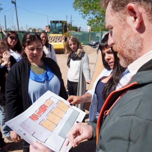 Eva Mieri supervisó el inicio de la construcción del nuevo Jardín Municipal Nº 2 de Quilmes con fondos comunales