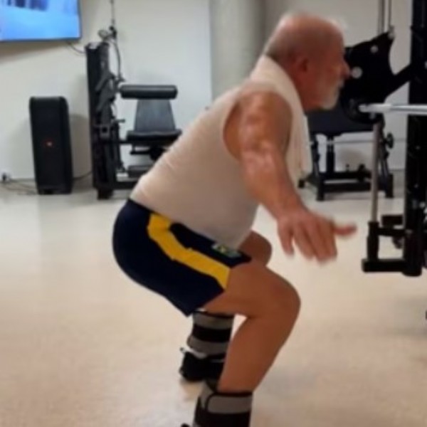 Lula mostró su rutina de gimnasio y afirmó: "Para vivir hasta los 120 años, hacé lo que yo hago"