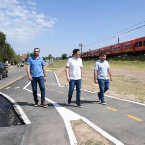 Nardini anunció un corredor aeróbico para unir Grand Bourg y Tierras Altas