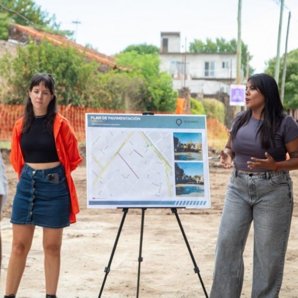 Ezpeleta suma cuatro nuevas cuadras asfaltadas para mejorar la conectividad barrial